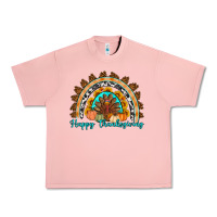 Salmon Happy thanksgiving rainbow Urban Heavy Tee - Artiststas
