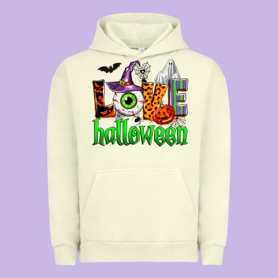 Love Halloween Urban Hoodie Designed By Zillion Design Studio