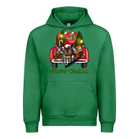Emerald merry christmas truck Urban Hoodie - RanaPortraitStore