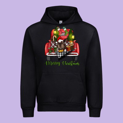 Merry Christmas Truck Urban Hoodie Designed By Ranaportraitstore
