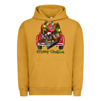 Pigment Peanut Butter merry christmas truck Urban Hoodie - RanaPortraitStore