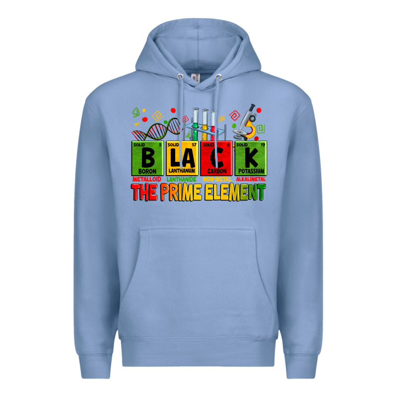 Black The Prime Element Premium Hoodie by Zillion Design Studio | Teevron