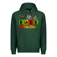Sports Green black the prime element Premium Hoodie - Zillion Design Studio