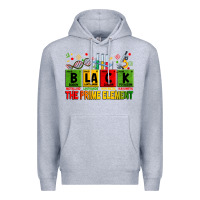 Heather Grey black the prime element Premium Hoodie - Zillion Design Studio