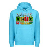 Ocean Blue black the prime element Premium Hoodie - Zillion Design Studio