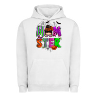 Pigment Lunar Rock halloween momster messy bun Urban Hoodie - Zillion Design Studio