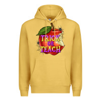 Antique Gold Trick or Teach Premium Hoodie - texasbilliewilder