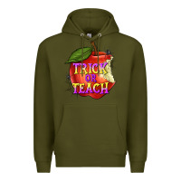 Army Green Trick or Teach Premium Hoodie - texasbilliewilder