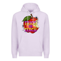 Lilac Trick or Teach Premium Hoodie - texasbilliewilder