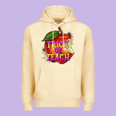 Trick Or Teach Premium Hoodie Designed By Texasbilliewilder