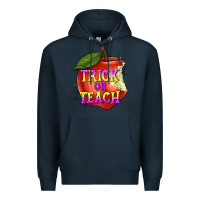 Navy Trick or Teach Premium Hoodie - texasbilliewilder
