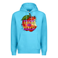 Ocean Blue Trick or Teach Premium Hoodie - texasbilliewilder