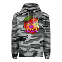 Slate Camo Trick or Teach Premium Hoodie - texasbilliewilder