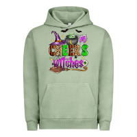 Pigment Oil Green Cheers witches Urban Hoodie - Zillion Design Studio