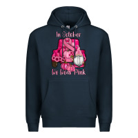 Navy breast cancer awareness pink truck gnomes Premium Hoodie - RanaPortraitStore