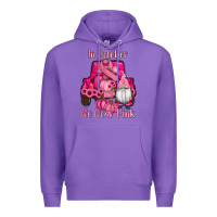 Purple breast cancer awareness pink truck gnomes Premium Hoodie - RanaPortraitStore