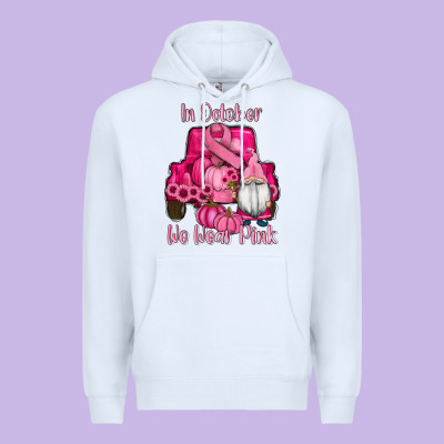Breast Cancer Awareness Pink Truck Gnomes Premium Hoodie Designed By Ranaportraitstore