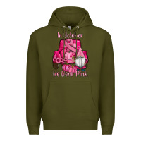 Army Green breast cancer awareness pink truck gnomes Premium Hoodie - RanaPortraitStore