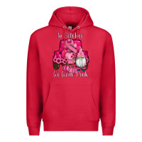 Cardinal breast cancer awareness pink truck gnomes Premium Hoodie - RanaPortraitStore