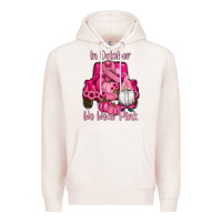 Pale Pink breast cancer awareness pink truck gnomes Premium Hoodie - RanaPortraitStore