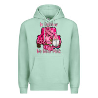 Seafoam breast cancer awareness pink truck gnomes Premium Hoodie - RanaPortraitStore