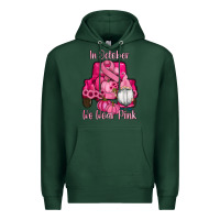 Sports Green breast cancer awareness pink truck gnomes Premium Hoodie - RanaPortraitStore
