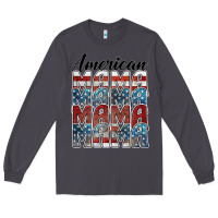 Smoke american mama Long Sleeve Tee - BarkalooDesign