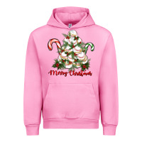 Fuchsia Pink merry christmas baseball Urban Hoodie - RanaPortraitStore