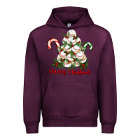 Mauve Wine merry christmas baseball Urban Hoodie - RanaPortraitStore