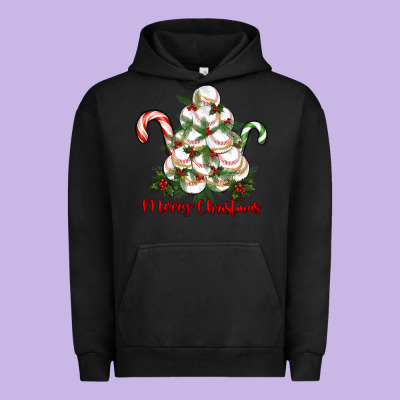 Merry Christmas Baseball Urban Hoodie Designed By Ranaportraitstore