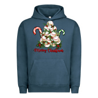Pigment Midnight Navy merry christmas baseball Urban Hoodie - RanaPortraitStore