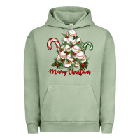 Pigment Oil Green merry christmas baseball Urban Hoodie - RanaPortraitStore