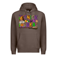 Coffee Trick or Treat Premium Hoodie - texasbilliewilder