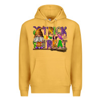 Mustard Trick or Treat Premium Hoodie - texasbilliewilder