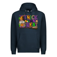 Navy Trick or Treat Premium Hoodie - texasbilliewilder