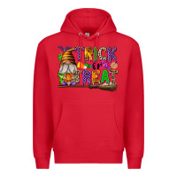 Red Trick or Treat Premium Hoodie - texasbilliewilder