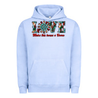 Pigment Grape Ice love make this house a home Urban Hoodie - RanaPortraitStore