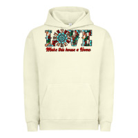 Pigment Pistachio love make this house a home Urban Hoodie - RanaPortraitStore
