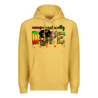 Antique Gold unapologetically dope Premium Hoodie - Zillion Design Studio