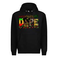 Black unapologetically dope Premium Hoodie - Zillion Design Studio