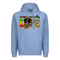 Colony Blue unapologetically dope Premium Hoodie - Zillion Design Studio