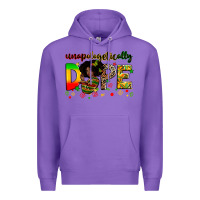 Purple unapologetically dope Premium Hoodie - Zillion Design Studio