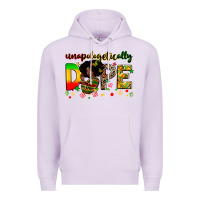 Lilac unapologetically dope Premium Hoodie - Zillion Design Studio