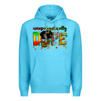 Ocean Blue unapologetically dope Premium Hoodie - Zillion Design Studio