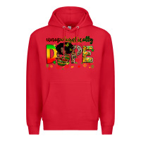 Red unapologetically dope Premium Hoodie - Zillion Design Studio