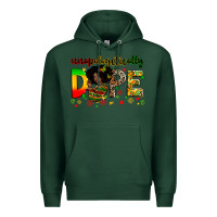Sports Green unapologetically dope Premium Hoodie - Zillion Design Studio
