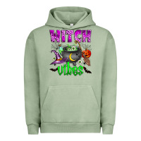 Pigment Oil Green witch vibes Urban Hoodie - Zillion Design Studio