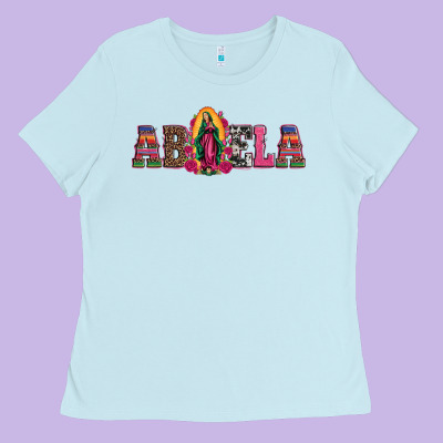 Abuela Our Lady Of Guadalupe Ladies Tee Designed By Artiststas