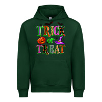 Forest Green trick or treat Urban Hoodie - Zillion Design Studio