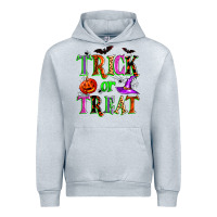 Heather Grey trick or treat Urban Hoodie - Zillion Design Studio